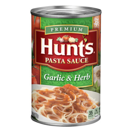 Hunt'S, Premium Garlic & Herb Pasta Sauce, Case Of 12, 24 Oz