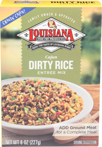 Louisiana Fish Fry Mix Dirty Rice 8 Oz
