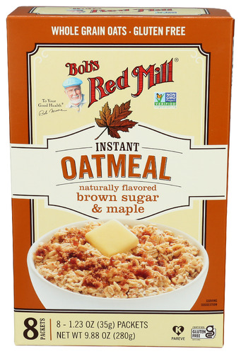 Bobs Red Mill Oatmeal Brn Sug Mpl 8Pkt 9.87 Oz
