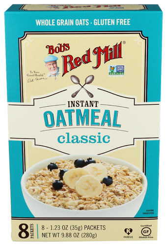 Bobs Red Mill Oatmeal Classic 8Pkt 9.87 Oz