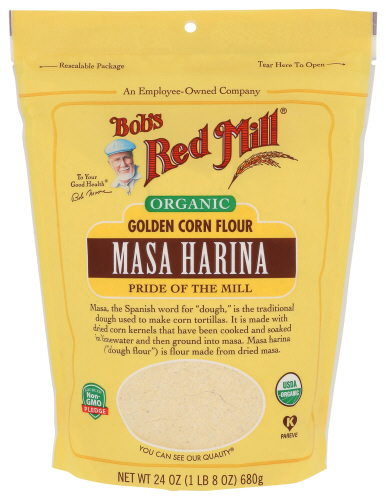 Bob's Red Mill Flour Masa Harina Org 24 Oz