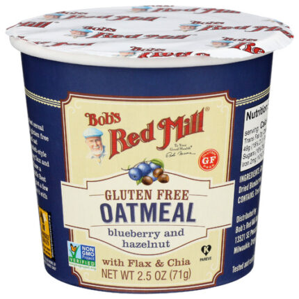 Bob's Red Mill Oatmeal Cup Hazlenut Blbr 2.50 Oz