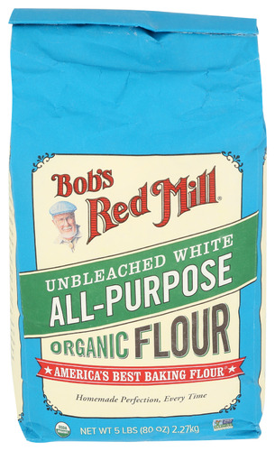 Bobs Red Mill Flour Unbleached 5 Lb