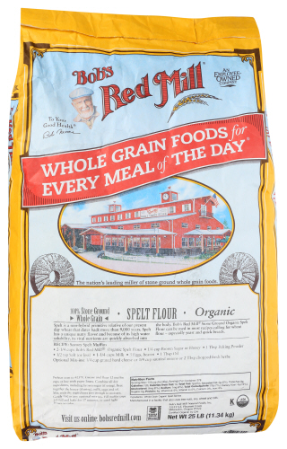 Bob's Red Mill Flour Spelt Org 25 Lb