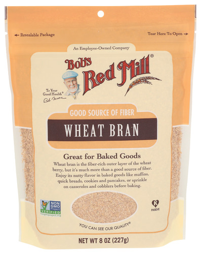 Bobs Red Mill Bran Wheat 8 Oz