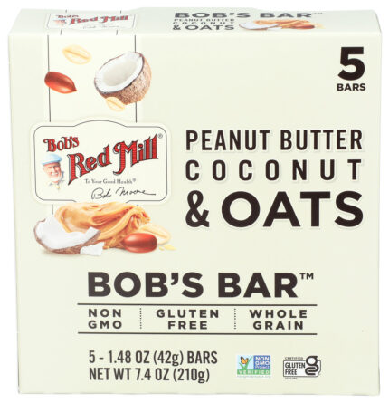 Bob's Red Mill Bar Pb Coconut Oats 7.40 Oz