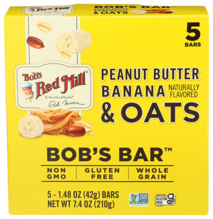 Bobs Red Mill Bar Oat Pb Banana 5Pk 7.40 Oz