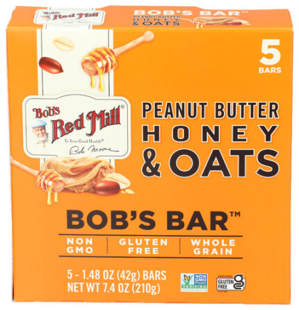 Bob's Red Mill Bar Pb Honey Oats 7.40 Oz