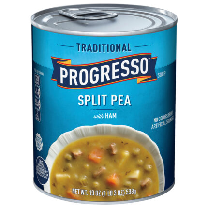 Progresso, Traditional Split Pea With Ham Soup, Case Of 12, 19 Oz
