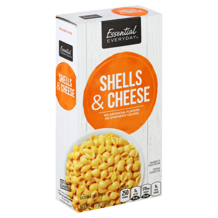 Essential Everyday, Shells And Cheese, Case Of 24, 7.25 Oz - Image 1