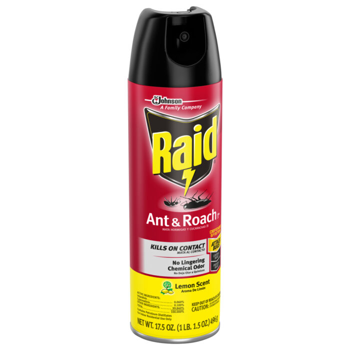 Raid, Ant & Roach Killer 26 Lemon Scent, Case Of 12, 17.5 Oz - Image 1