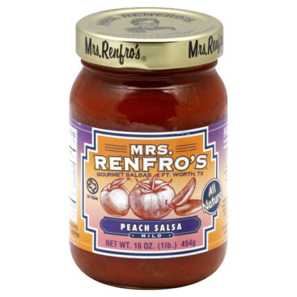 Mrs Renfro Salsa Peach 16 Oz