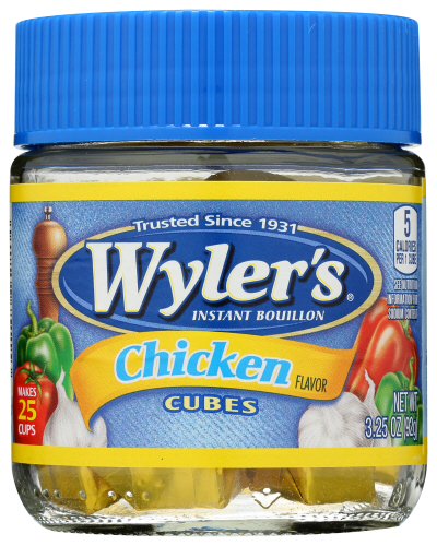 Wylers Bouillon Cube Chckn 25Ct 3.25 Oz