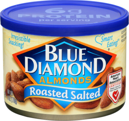 Blue Diamond Almond Rst Salt Tins 6 Oz