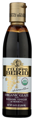 Filippo Berio Vinegar Glaze Balsamic Org 8.40 Fo
