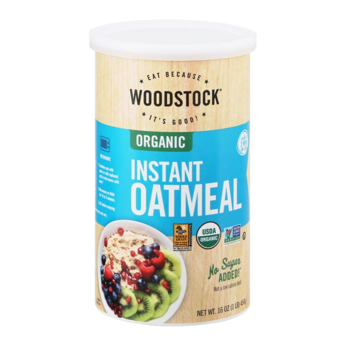 Wodstk Crl,Og1,Instant Oatmeal 16 Oz - Image 1