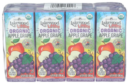 Lakewood Juice Appl Grape 8Ct Org 54 Fo