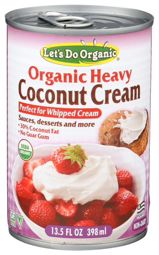 Lets Do Organics Cream Coconut Hvy 30 Fat 13.50 Oz