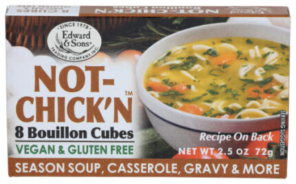 Edward & Sons Bouillon Cube Not Chckn 2.50 Oz