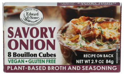Edward & Sons Bouillon Cubes Svr Onion 2.90 Oz