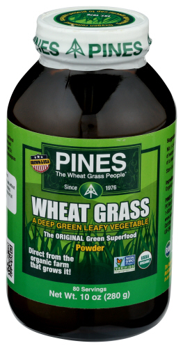 Pines Wheat Grass Wheat Grass Pwdr Org 10 Oz