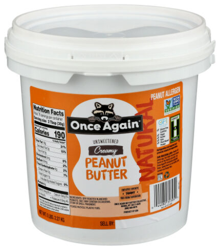 Once Again Bttr Pnut Smth Salted 5 Lb