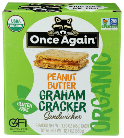 Once Again Crackr Grhm Sdwh Pb 8Pk 12.72 Oz