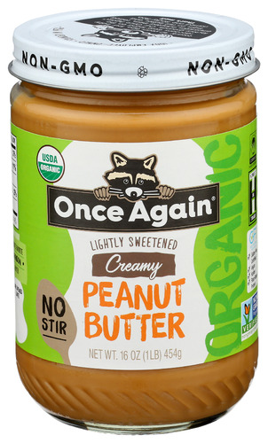 Once Again Bttr Pnut No Stir Org 16 Oz