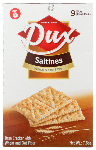 Dux Saltines Wheat Oat Fiber 7.60 Oz