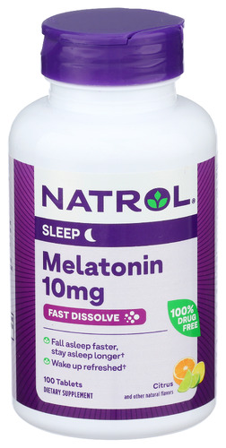 Natrol Melatonin 10Mg Fst Dslv 100 Tb