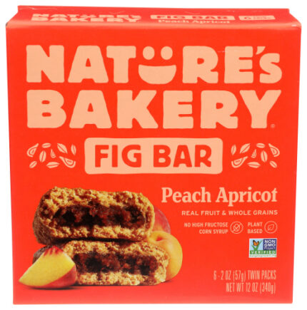 Natures Bakery Bar Fig Ww Peach Apr 6Ct 12 Oz