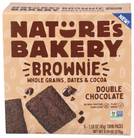 Natures Bakery Bar Dbl Choc Brwnie 9.54 Oz
