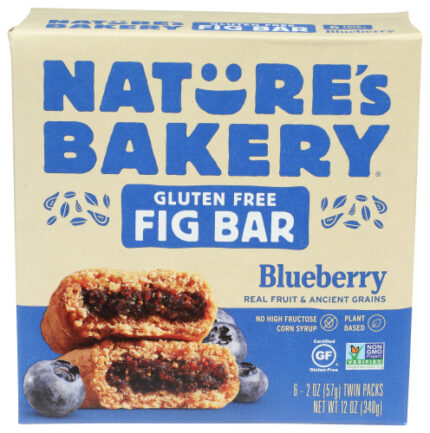 Natures Bakery Bar Fig Gf Blueberry 6Ct 12 Oz
