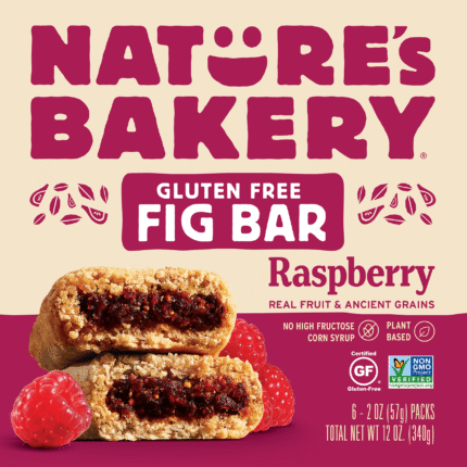 Natbak Fig Bar,Raspberry,Gf 6/2 Oz