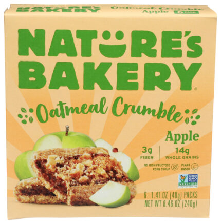 Natures Bakery Bar Oatml Crmb Appl 6Ct 8.46 Oz