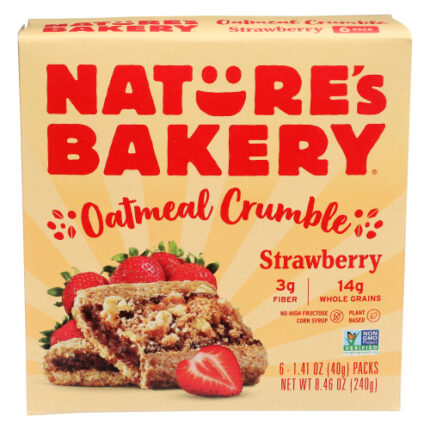 Natures Bakery Bar Oatml Crmb Strw 6Ct 8.46 Oz