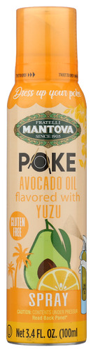 Mantova Spray Oil Poke Avoc Yuzu 3.40 Oz