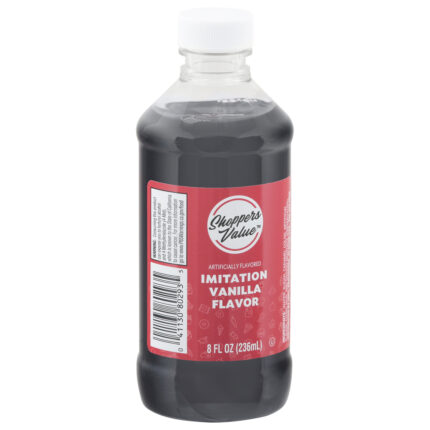 Shoppers Value, Imitation Vanilla Flavored Extract, Case Of 12, 8 Fl Oz