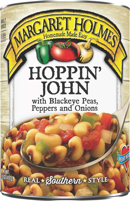 Margaret Holmes, Hoppin' John With Blackeye Peas Peppers And Onions, Case Of 12, 14.5 Oz