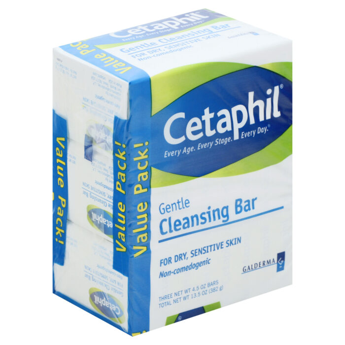 Cetaphil, Cleansing Bar Bar Nourishing Cleansing Bar For Dry Sensitive Skin, Case Of 6, 3 Ct - Image 1