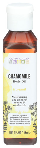 Aura Cacia Body Oil Tranquil Chamomile 4 Oz