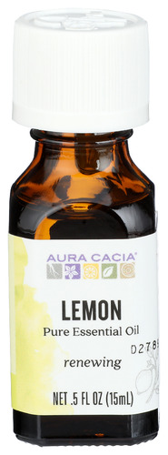 Aura Cacia Ess Oil Lemon 0.50 Oz