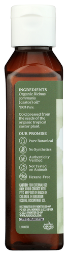 Aura Cacia Skin Care Castor Oil Org 4 Oz