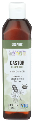 Aura Cacia Skin Care Castor Oil Org 16 Oz