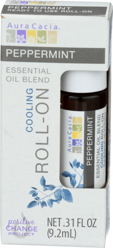 Aura Cacia Oil Essent Roll Peppm 0.31 Fo
