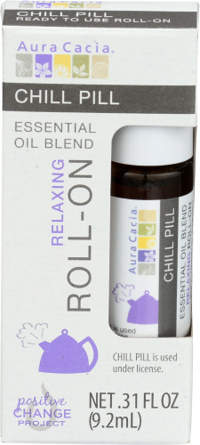 Aura Cacia Oil Essent Roll Chill Pill 0.31 Fo