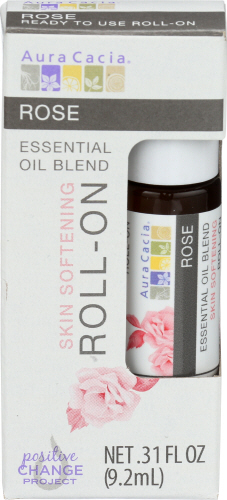 Aura Cacia Oil Essent Roll Rose 0.31 Fo