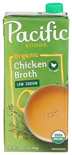 Pacific Foods Broth Chkn Ls Org 32 Oz