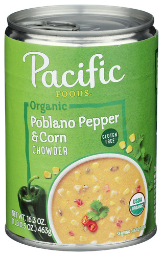 Pacific Foods Soup Poblano Corn Chowder 16.30 Oz