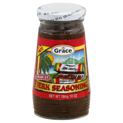 Grace Caribbean Sauce Btl Jerk Hot 10 Oz